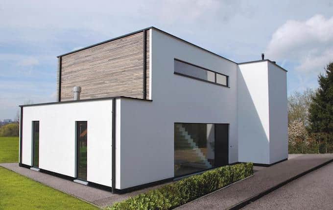 Crepi gevel © Dewaele Woningbouw voor architecten